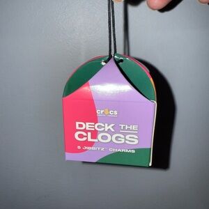 Crocs Metal Elevated‎ Ornament￼ Holiday Jibbitz Limited Edition Shoe 5 Charms